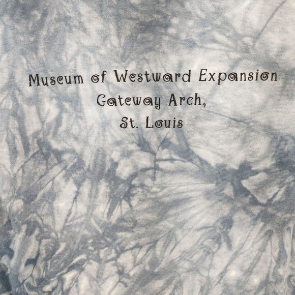 Vintage The Mountain Eagle T-Shirt Westward Expansion Gateway St. Louis Tie Dye - Picture 5 of 8
